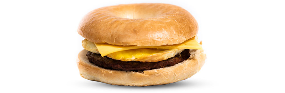 Sausage, Egg, & American Cheese Bagel