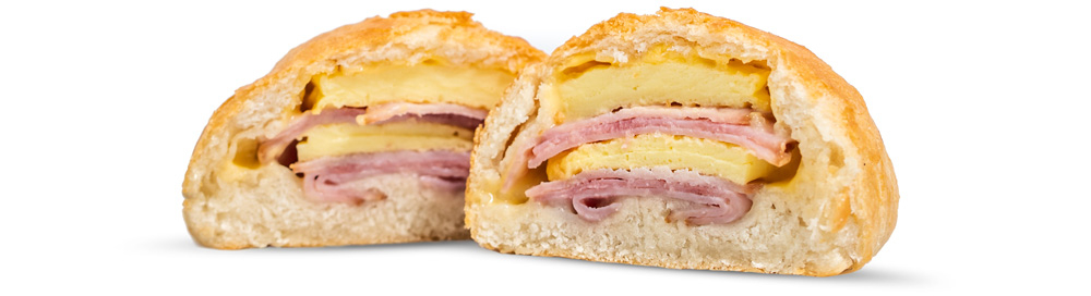 Ham, Egg, & American Cheese Stuffer