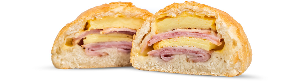 Ham, Egg, & American Cheese Stuffer