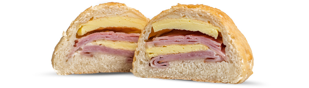 Ham, Egg, & Hot Pepper Cheese Stuffer